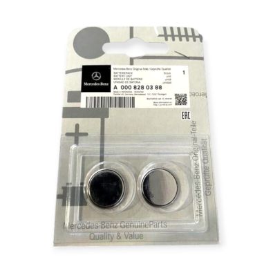 Original Mercedes-Benz Schlüsselbatterie Batteriesatz 2er Set 3V CR2025 A0008280388