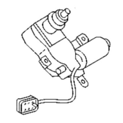 Original Mercedes-Benz Wischermotor hinten E-Klasse S124 A1248201242