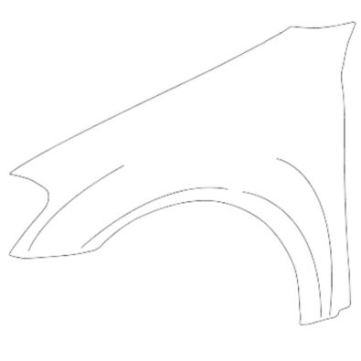 Original Mercedes-Benz Kotflügel vorne links ML W164 A1648810101 