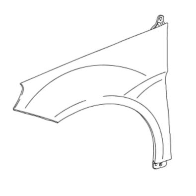 Original Mercedes-Benz Kotflügel vorne links B-Klasse W245 A1698800918