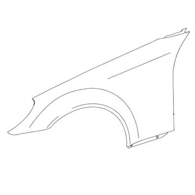 Original Mercedes-Benz Kotflügel vorne links SLK R171 A1718800306