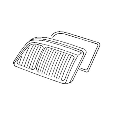 Original Mercedes-Benz Scheinwerferglas links C-Klasse 202 A2028201766