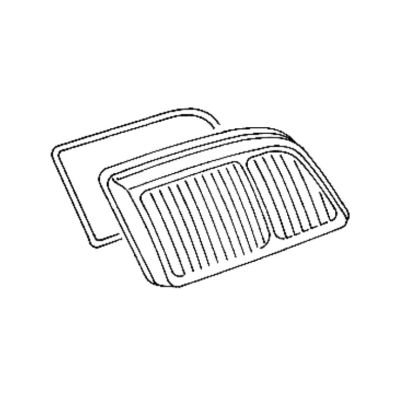 Original Mercedes-Benz Scheinwerferglas rechts C-Klasse 202 A2028201866