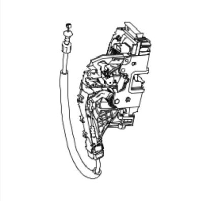 Original Mercedes-Benz Türschloss vorne links A2047202735