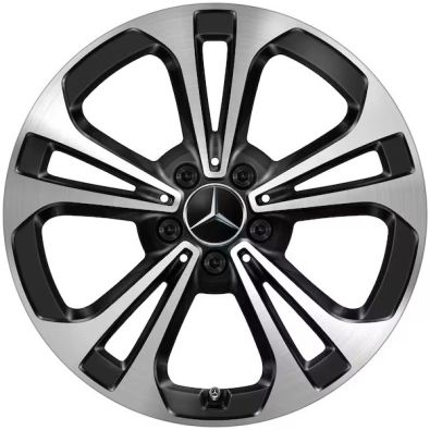 Original Mercedes-Benz Alufelge 7,5 J x 18 ET 40 schwarz glanzgedreht Aero C-Klasse 206 A20640162007X23