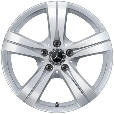 Original Mercedes-Benz Alufelge 7 J x 17 ET 44,5 vanadiumsilber C-Klasse 206 A20640172007X45