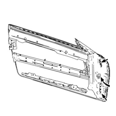 Original Mercedes-Benz Fahrertür vorne links E-Klasse C207 Coupé A2077200105