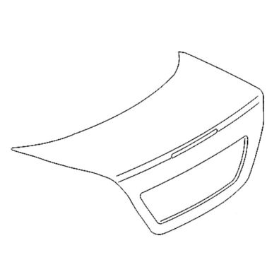 Original Mercedes-Benz Heckklappe E-Klasse W211 Limousine A2117500375