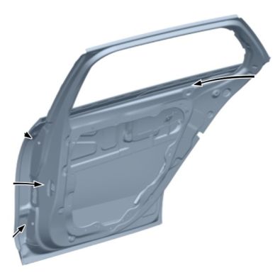 Original Mercedes-Benz Fondtür hinten rechts E-Klasse S214 T-Modell A2147305200