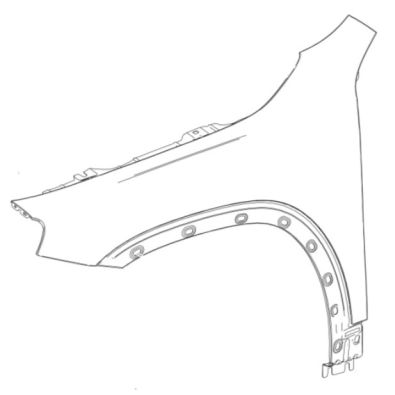 Original Mercedes-Benz Kotflügel vorne links GLB X247 A2478810101
