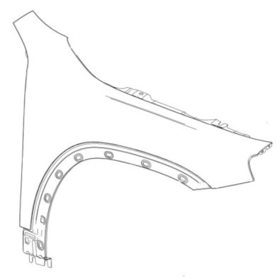 Original Mercedes-Benz Kotflügel vorne links GLB X247 A2478810101