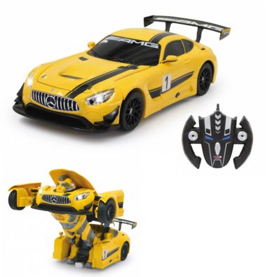 Original Mercedes-Benz Modellauto Mercedes-AMG GT3 Transformers gelb 1:14 B66057340
