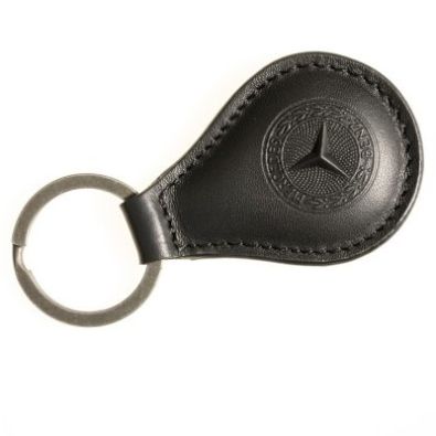 Original Mercedes-Benz Schlüsselanhänger Karo Tropfen Schwarz B66058306