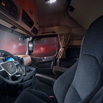 Original Mercedes-Benz Schonbezug Schwingsitz Fahrer Carbon Optik Actros Arcos 5 B66401380