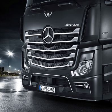 Original Mercedes-Benz Nachrüstsatz Chrom-Lamellen-Front Verbauklappe mit 5 Chromlamellen B67520180