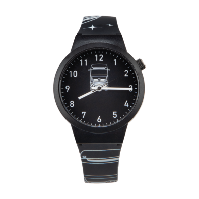 Original Mercedes Benz Armbanduhr Kinder Uhr LKW Seiko Uhrwerk MBT0190