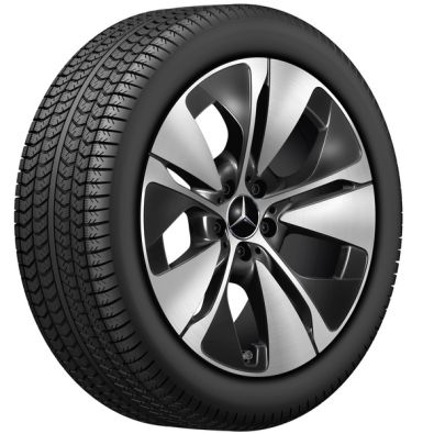 Original Mercedes-Benz Winterkomplettradsatz 245/45 R19 / 275/40 R19 E-Klasse 214 Q440141113670/Q440141113680