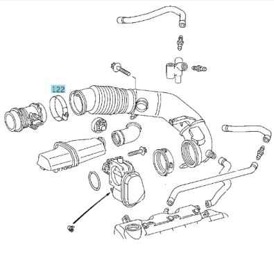 Original Mercedes-Benz Schelle A0069970890