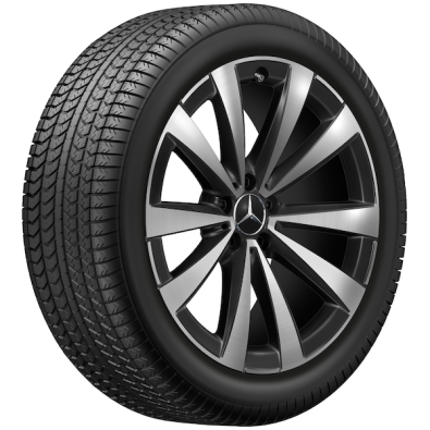 Original Mercedes-Benz Winterkomplettradsatz 255/45 R20 105V XL Dunlop Winter Sport 5 SUV MO EQS V297 Q440141210220 Q440141210230