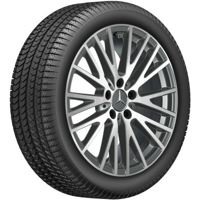Original Mercedes-Benz Winterkomplettradsatz 225/45 R18 91H Bridgestone Blizzak LM001 MO A-Klasse 177 B-Klasse 247 CLA 118 Q440141911620G1 Q440141911630G1