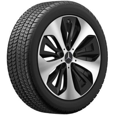 Original Mercedes-Benz Winterkomplettradsatz 235/50 R19 99H Bridgestone Blizzak LM001 MO DOT 2022 GLA H247 GLB X247 Q440301910320G12022 Q440301910330G12022