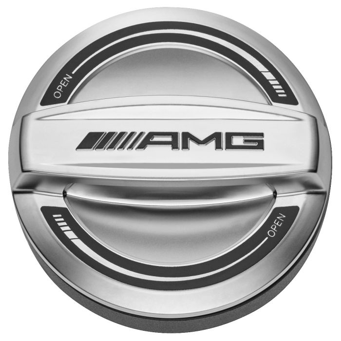 A0004703201 Original Mercedes-Benz AMG Tankdeckel chromeshadow schwarz