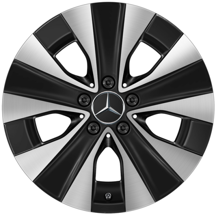 Mercedes-Benz Schmutzfänger-Set, V-Klasse, Hinterachse, schwarz