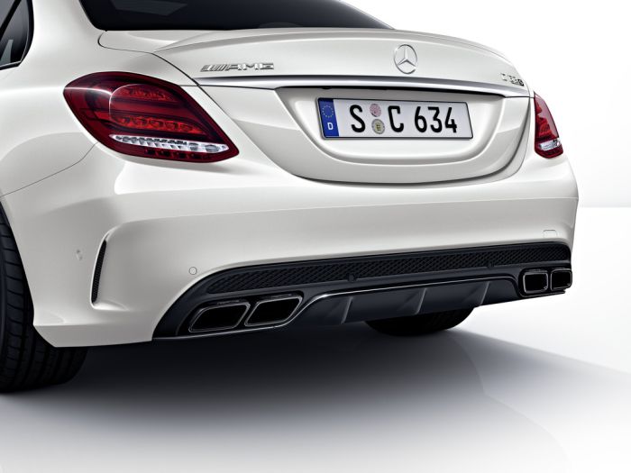 Chrom Auspuffblenden Auspuff Endrohr für Mercedes Benz C Klasse W205 C63  C63s AMG ab19 et260 – SpeedyParts