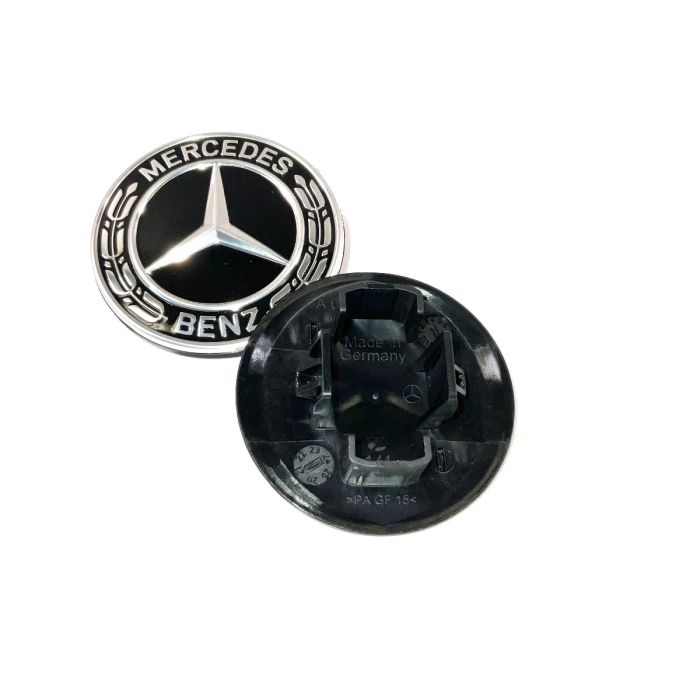 A0008173305 Original Mercedes-Benz Motorhauben-Emblem Schwarz mit Stern