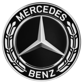 Original Mercedes-Benz Radnabenabdeckung Stern mit Lorbeerkranz schwarz A22240022009040