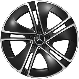 Original Mercedes-Benz Alufelge 9 J x 19 ET 60,5 schwarz glanzgedreht CLE 236 A23640143007X23