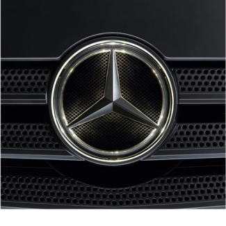 Original Mercedes-Benz Stern Dark Chrome beleuchtet Edition 2 B66848648