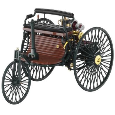 Original Mercedes-Benz Modellauto Patent Motorwagen 1886 grün 1:18 B66041415