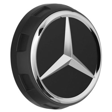 Original Mercedes-Benz AMG Radnabendeckel Zentralverschlussdesign Schwarz matt A00040009009283