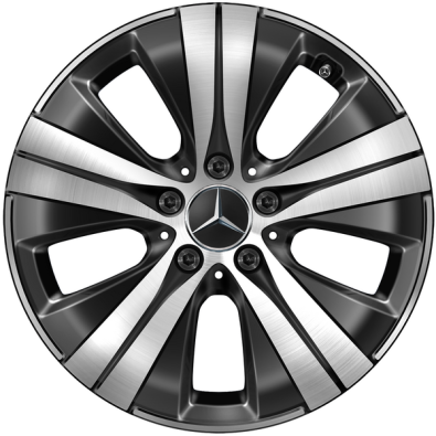 Original Mercedes-Benz Alufelge 5-Speichen-Design 17 Zoll für C-Klasse 206 A20640171007X23
