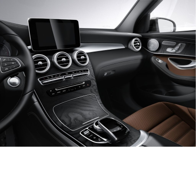 Original Mercedes-Benz Zierleiste hintere Tür rechts Holz/Esche schwarz offenporig A2057308022