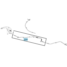 Handbremsseile Vorderachse Für Mercedes C-Klasse W204 & E-Klasse