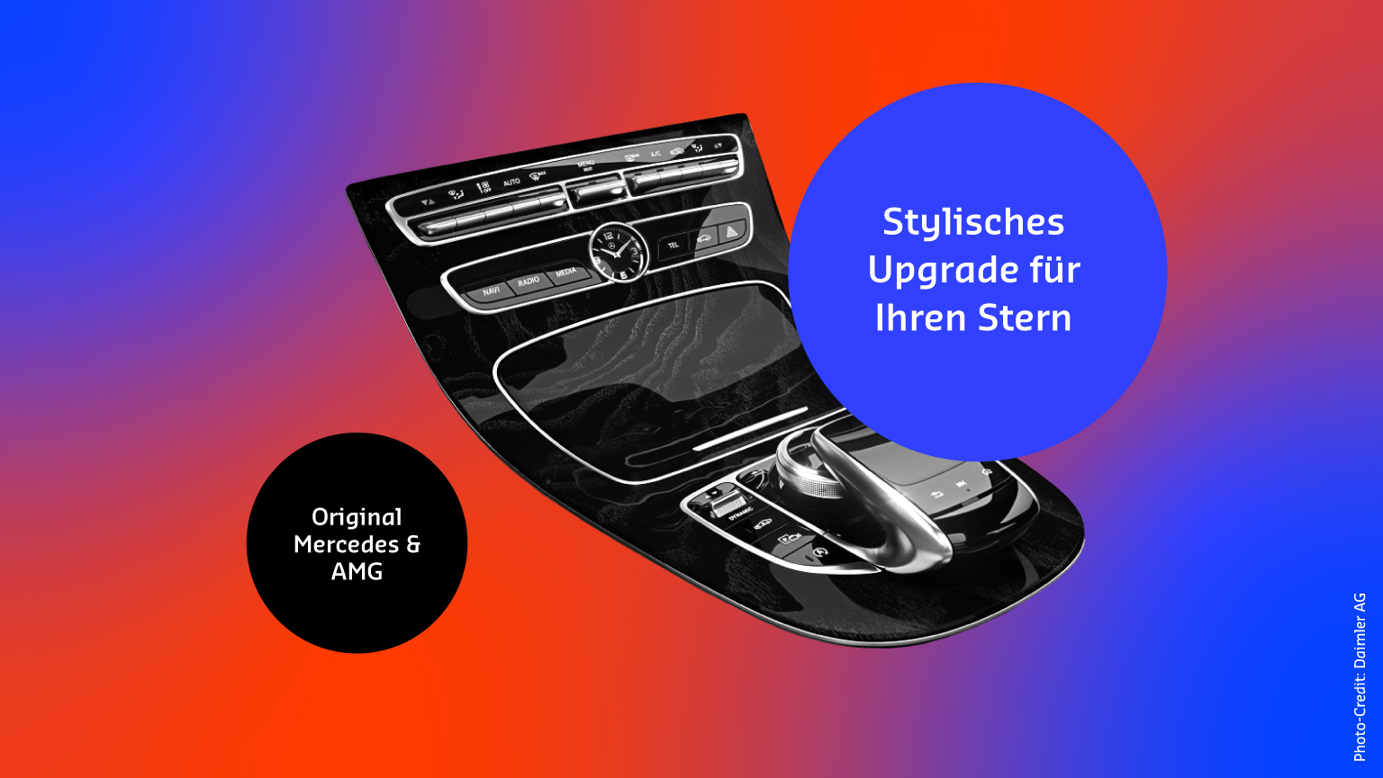 Style-Upgrade mit original Mercedes und AMG Mittelkonsolen